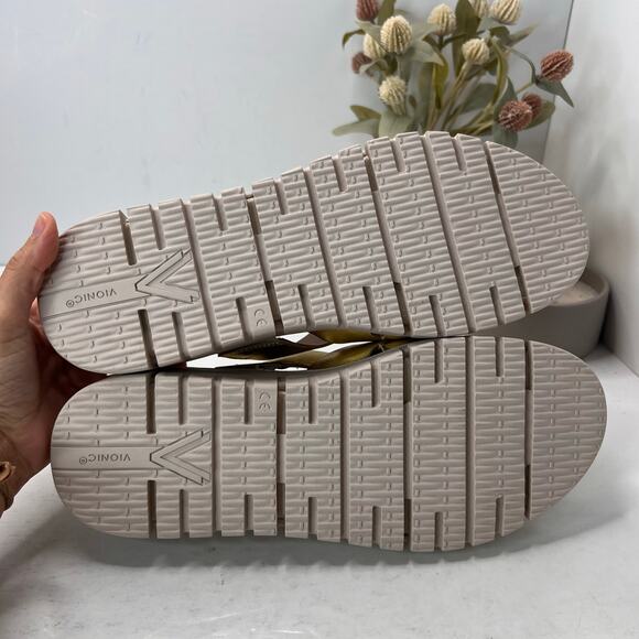 Vionic Uptown Sunset Leather Criss Cross Sandal Comfort Black Women's 13M NWOB - Picture 9 of 10